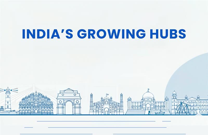 India highlighting Tier-II cities like Coimbatore, Visakhapatnam, Jaipur, and Kochi as emerging hubs for Nano GCCs.